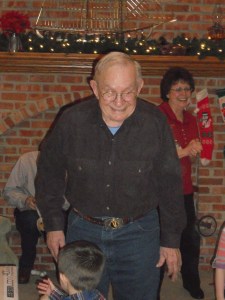 Grandpa was shocked by the New T.V. and Grandma cried. Love these two!